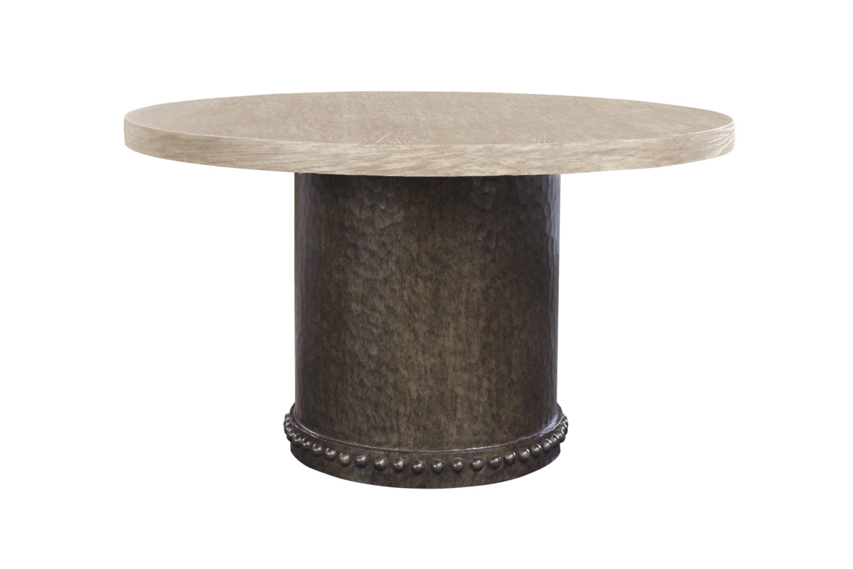 <span id="FinishShown">Top: Wheat on White Oak<br />
Base: Hammered Bronze (up-charge)</span>