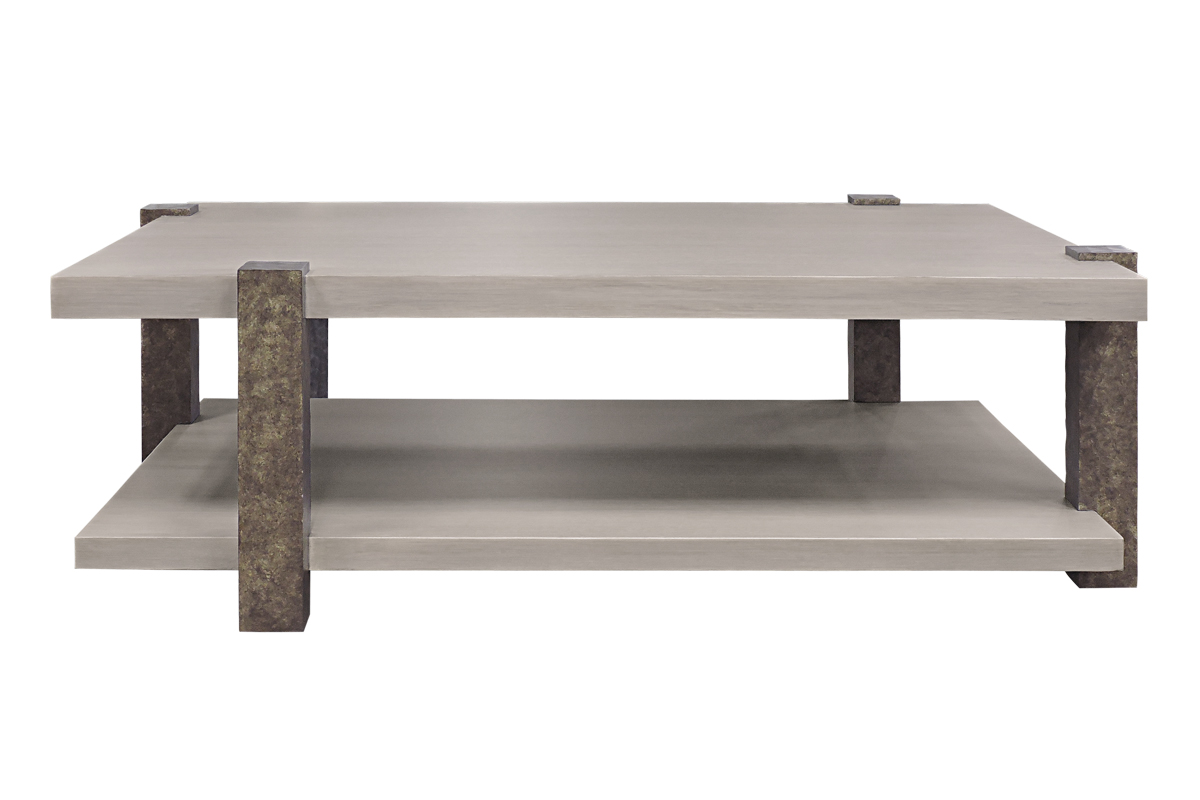 <span id="FinishShown">Top & Shelf: Ashen (wire-brushed) on Walnut<br/>Legs: Hammered Granite (up-charge)</span>