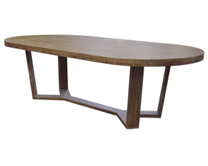 Domingo Racetrack Oval Dining Table 30053
