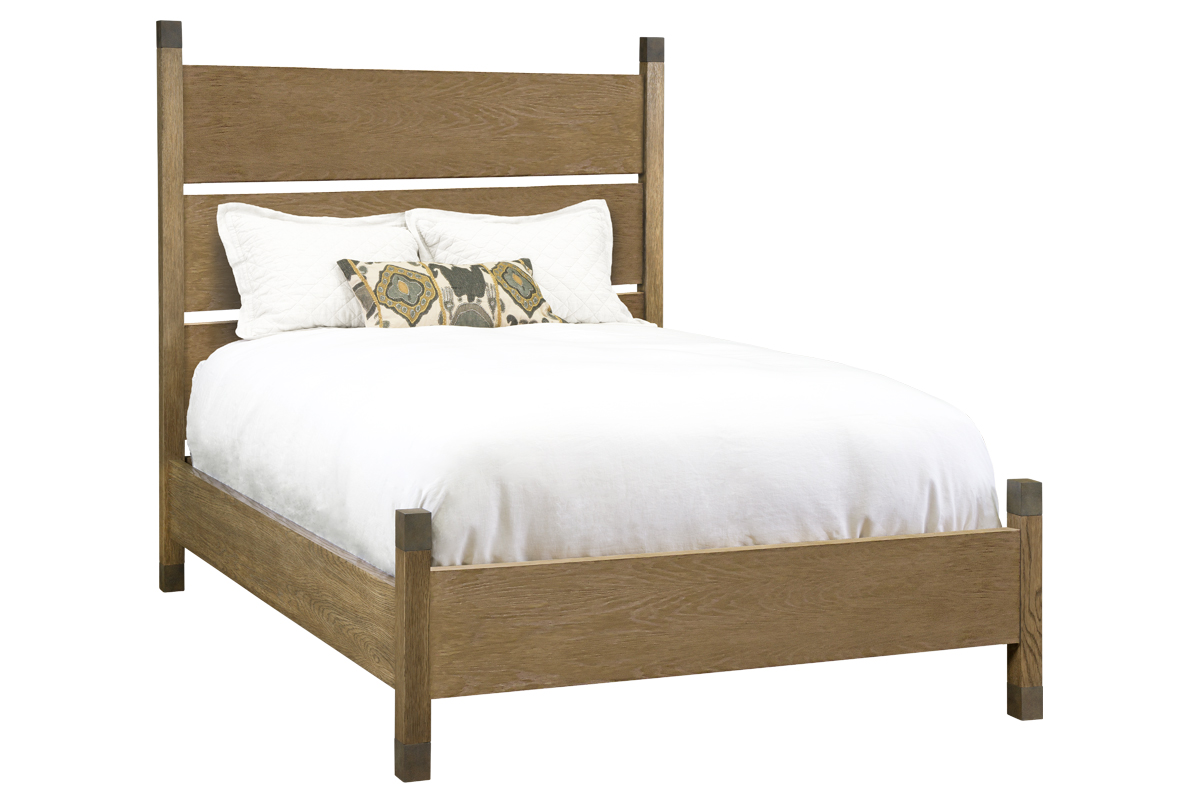 1090 Tortola Bed<br />
Wood Option<br />
Wood: Sonoran on White Oak<br />
Iron: Espresso